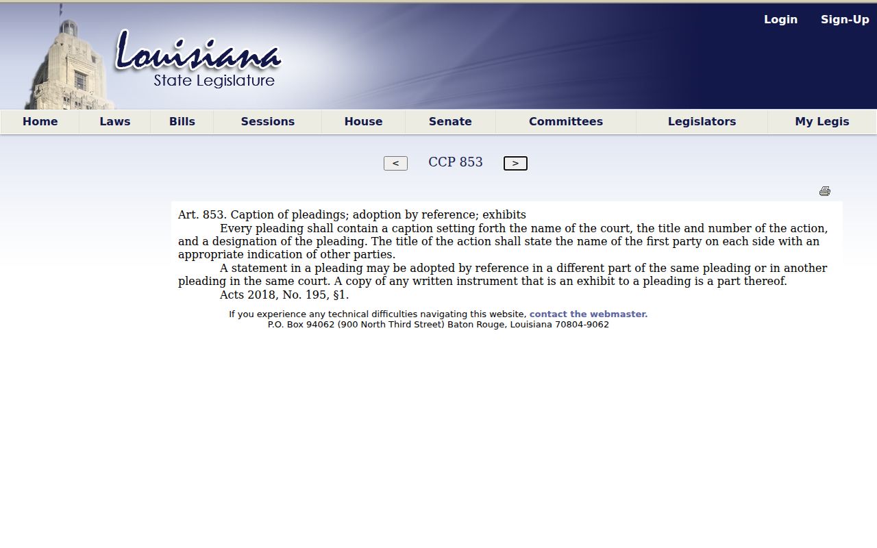 Louisiana public records examination and copying law